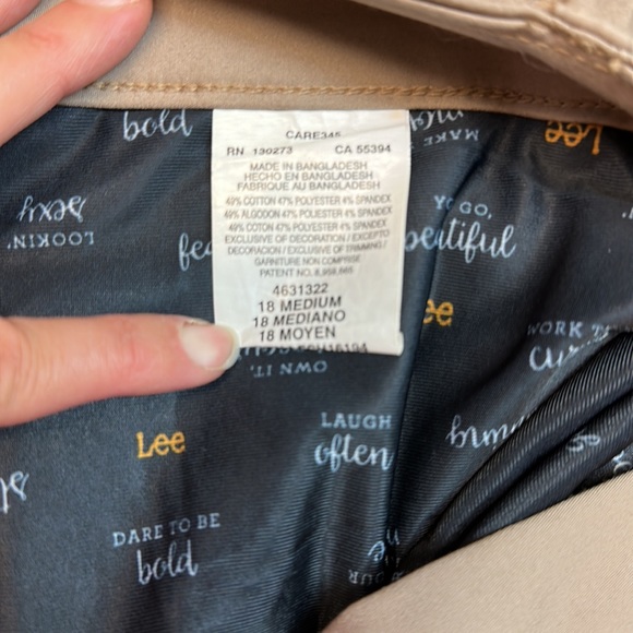 Lee Dress Pants, size 18 - Picture 5 of 10